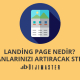 Landing Page Nedir? Dönüşüm Oranlarınızı Artıracak Stratejik Rehber
